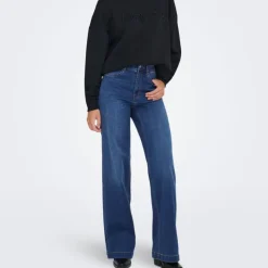 Outlet Jean taille haute coupe large madison royal Femme Femme Jean