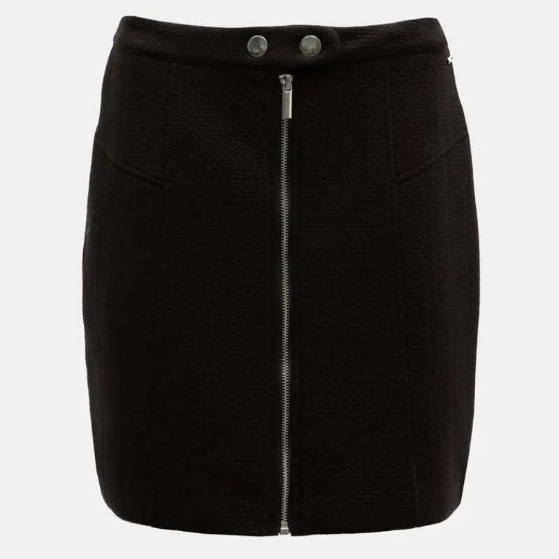Best Jupe courte zippée marva black Femme Femme Jupe, Robe