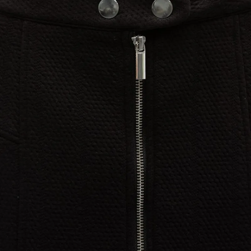 Best Jupe courte zippée marva black Femme Femme Jupe, Robe