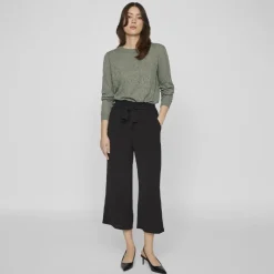New Jupe culotte e avec ceinture viwinnie rasha 14092096 3949 Femme Femme Pantalon