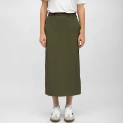 Online Jupe dasy mi longue bandes graphiques avec fente Femme Femme Jupe, Robe