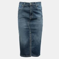 Hot Jupe denim fourreau délavé Femme Femme Jupe, Robe