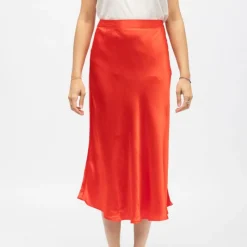 Clearance Jupe droite effet satiné jill Femme Femme Jupe, Robe