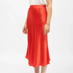 Clearance Jupe droite effet satiné jill Femme Femme Jupe, Robe