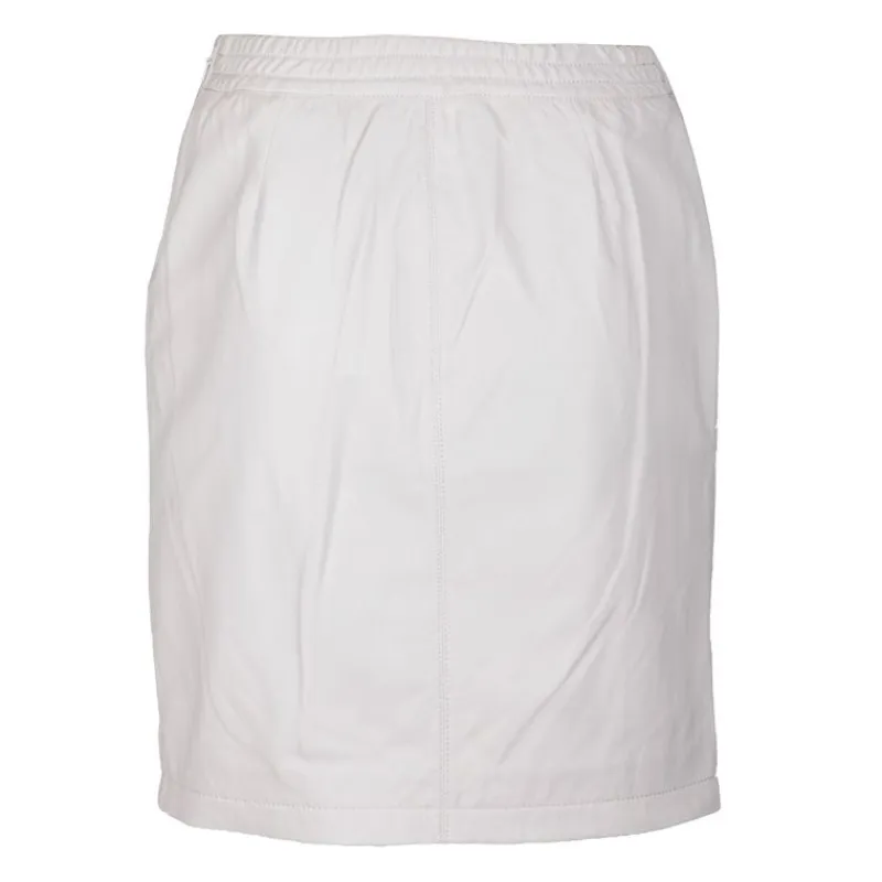 Outlet Jupe en cuir celia blanche Femme Femme Jupe, Robe