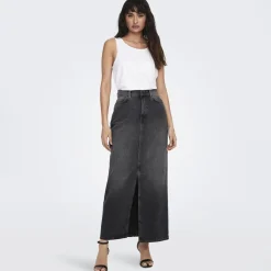 Best Jupe en jeans longue onlcilla en coton Femme Femme Jupe, Robe