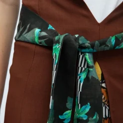 Jupe gab effet portefeuille avec imprimé Femme Femme Jupe, Robe