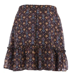 Outlet Jupe isalda bordeaux imprimée Femme Femme Jupe, Robe