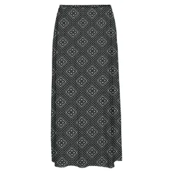 Online Jupe longue à motif géométrique avec fente Femme Femme Jupe, Robe