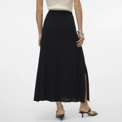 Outlet Jupe longue fluide avec fente Femme Femme Jupe, Robe