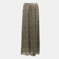 New Jupe longue imprimé avec fils métalliques Femme Femme Jupe, Robe