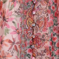 Discount Jupe longue imprimé patchwork à fleurs Joa Femme Femme Jupe, Robe