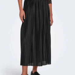 Best Jupe longue plissée e boa ceinture élastique Femme Femme Jupe, Robe