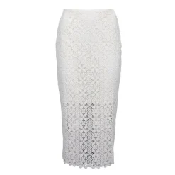 Best Jupe midi brodée droite joya Femme Femme Jupe, Robe