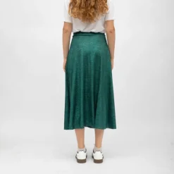 Discount Jupe midi tissu chiné ola Femme Femme Jupe, Robe