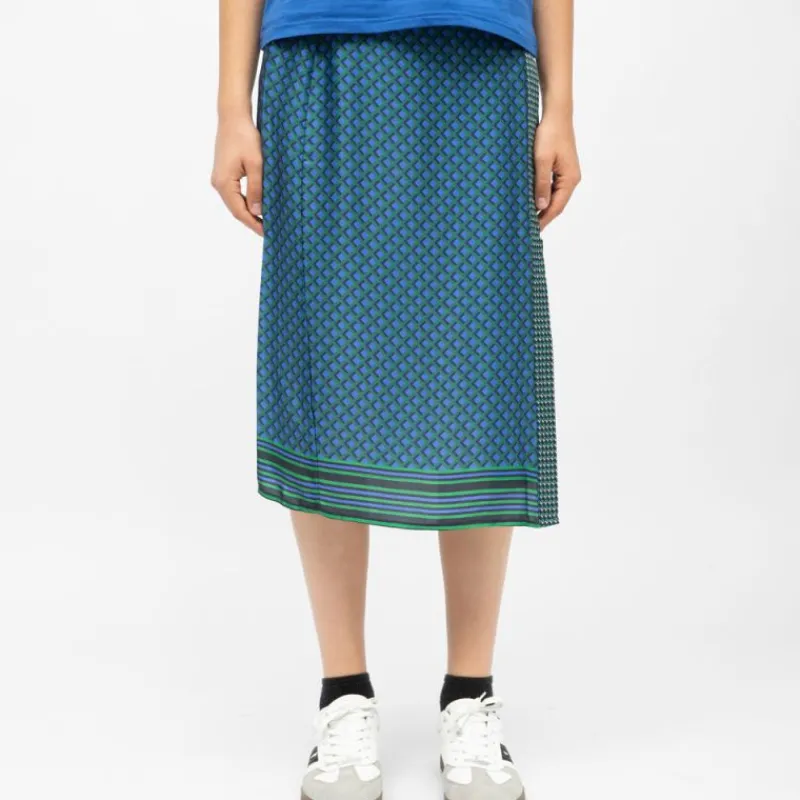 New Jupe portefeuille satinée avec imprimé graphique judy Femme Femme Jupe, Robe