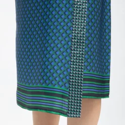 New Jupe portefeuille satinée avec imprimé graphique judy Femme Femme Jupe, Robe