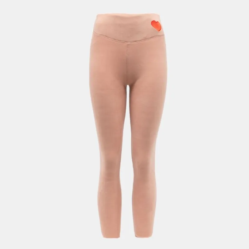 Online Legging fourré myrta avec coeur brodé rouge Femme Femme Pantalon