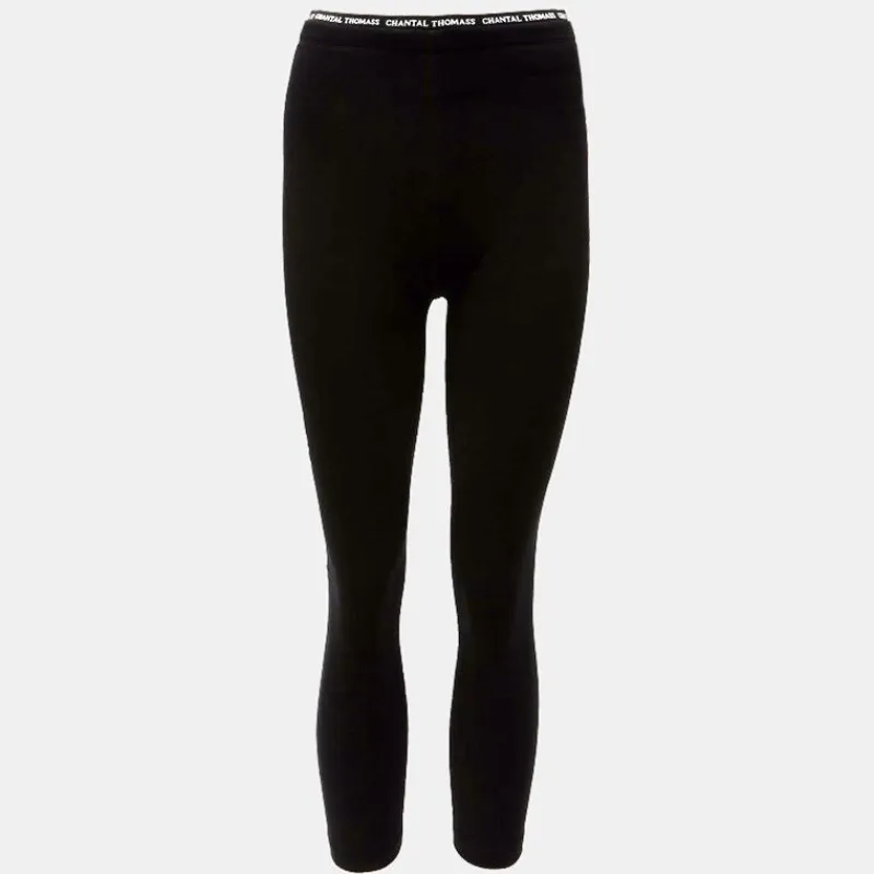 Legging fourré rafida avec logo blanc Femme Femme Pantalon