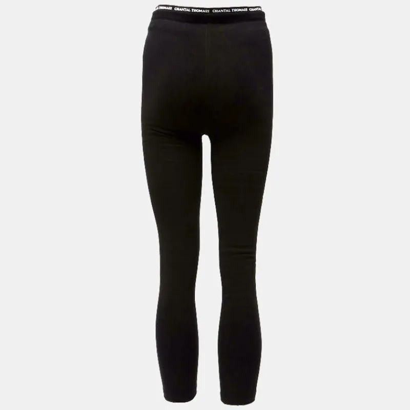 Legging fourré rafida avec logo blanc Femme Femme Pantalon