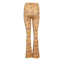 Legging martina évasé vintage à fleurs Femme Femme Pantalon