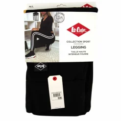Legging taille haute fourré bandes côtés Louba Femme Femme Pantalon|Vetements De Sports Femme