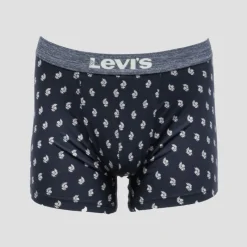 Outlet Lot 2 boxers coton à motifs fleurs avec logo Homme Homme Boxer, Caleçon