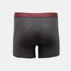 Clearance Lot 2 boxers coton imprimé fleuri avec logo Homme Homme Boxer, Caleçon