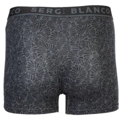 Clearance Lot de 2 boxers imprimé fleurs et uni Homme Homme Boxer, Caleçon