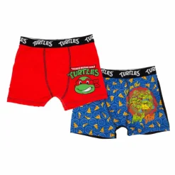 Best Lot de 2 boxers Tortues Ninja Enfant Enfant Caleçon, Boxer