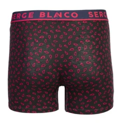 Online Lot de 2 boxers uni et à motifs avec bordure colorée Homme Homme Boxer, Caleçon
