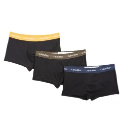 Best Lot de 3 boxers unis coton stretch homme Homme Boxer, Caleçon