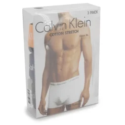 Best Lot de 3 boxers unis coton stretch homme Homme Boxer, Caleçon