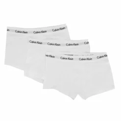 Lot de 3 boxers unis coton stretch homme Homme Boxer, Caleçon