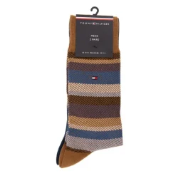 New Lot de 2 chaussettes rayées Homme Homme Chaussettes