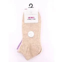 Outlet Lot de 3 chaussettes simona Femme Femme Chaussettes