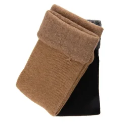 Hot Lot de 2 chaussettes unies Femme Femme Chaussettes