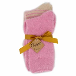 Discount Lot de 2 paires de chaussettes fluffy Cheriane Femme Femme Chaussettes