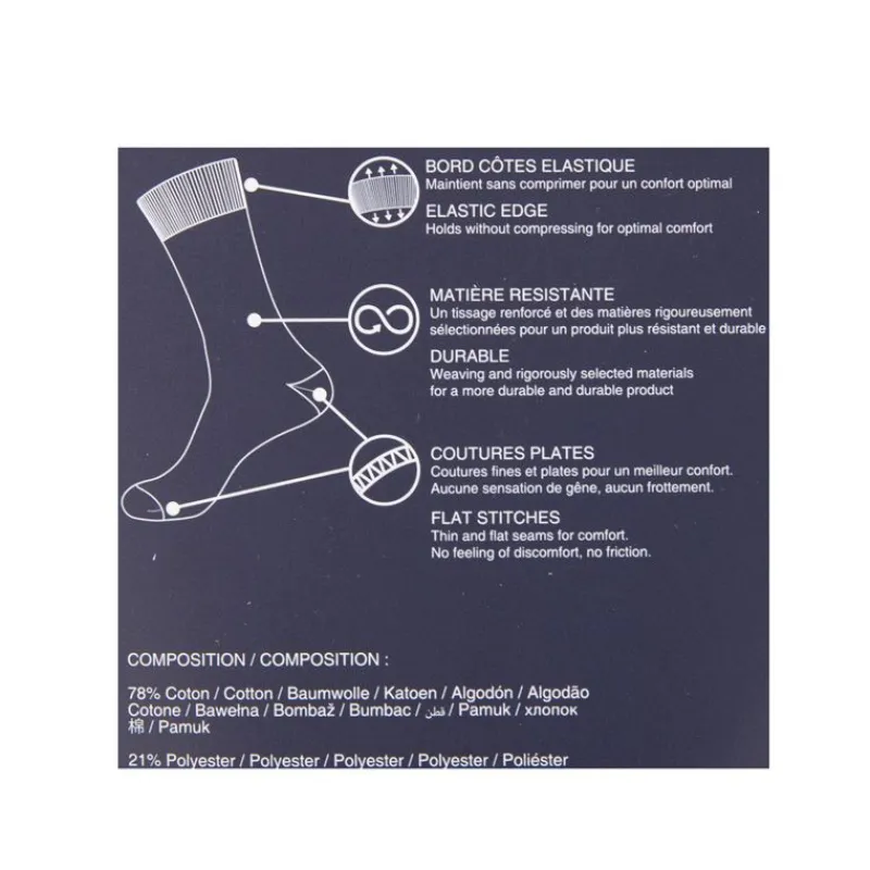 Online Lot de 3 paires de chaussettes Homme Homme Chaussettes