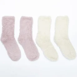 Sale Lot de 2 paires de chaussettes angora 22434 Femme Femme Chaussettes
