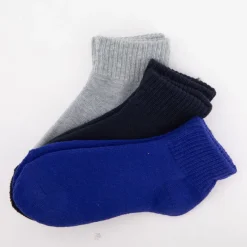 Discount Lot de 3 paires de chaussettes courtes coton douces Enfant Enfant Chaussettes