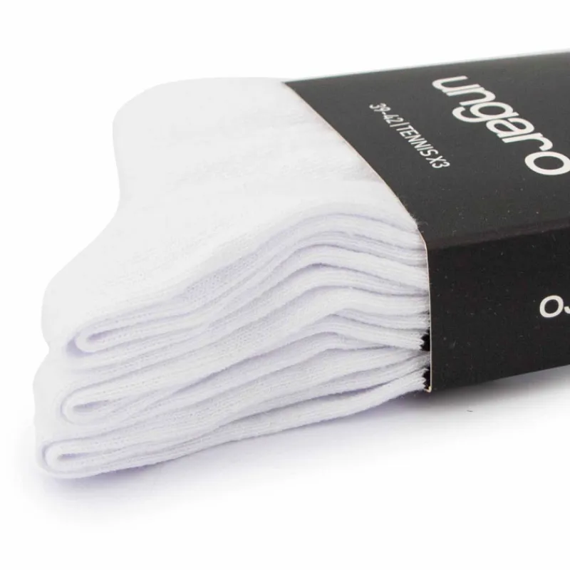 Discount Lot de 3 paires de chaussettes de tennis stretch Homme Homme Vetements De Sports Homme|Chaussettes