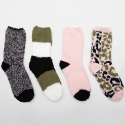 Discount Lot de 4 paires de chaussettes chausson zarina Femme Femme Chaussettes