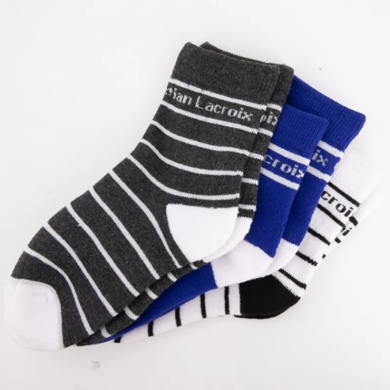 Outlet Lot de 3 paires de chaussettes marinière Enfant Enfant Chaussettes