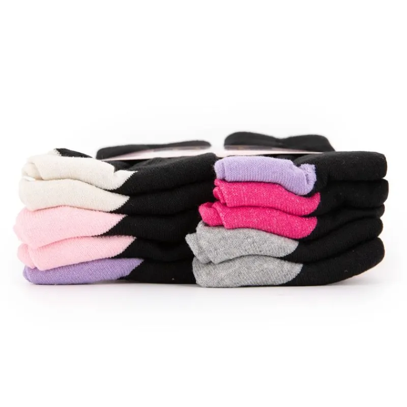New Lot de 10 paires de chaussettes coton mélangé lorella Enfant Enfant Chaussettes
