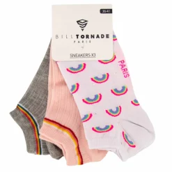 Clearance Lot de 3 paires de chaussettes fantaisies t36/41 11088 Femme Femme Chaussettes|Vetements De Sports Femme