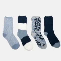 Online Lot de 4 paires de chaussettes chausson zarina Femme Femme Chaussettes