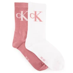 Discount Lot de 2 paires de chaussettes montantes Femme Femme Chaussettes
