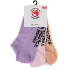 Sale Lot de 3 paires de chaussettes mi haute pastel Femme Femme Vetements De Sports Femme|Chaussettes