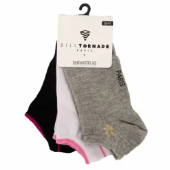 Clearance Lot de 3 paires de chaussettes fantaisies t36/41 11088 Femme Femme Chaussettes|Vetements De Sports Femme